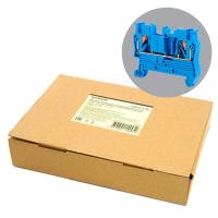 Зажим пружинный, 2-проводной проходной ЗНИ - 2,5 ,JXB PT 2,5, серый LD572-2-25 49249