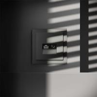 Розетка телевизионная встраиваемая S70 TV+RJ45 кат. 6, (титан) Voltum VLS060706