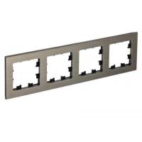 Рамка 4-постовая Systeme Electric AtlasDesign Nature Латунь ATN312204