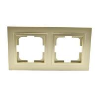 Рамка 2-постовая Mono Electric Despina титан 102-220000-161
