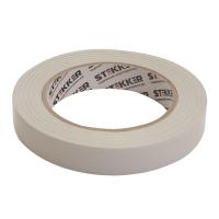 Скотч двусторонний на полипропиленовой основе Stekker INTP6-18-30 18мм*30м, прозрачный, белая подложка 39148