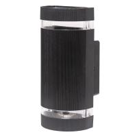 Светильник садово-парковый Feron.ONE DH1702-P, на стену вверх/вниз, 2*GU10 220-240V, черный пластик