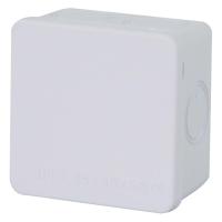 Коробка разветвительная Stekker EBX31-01-65, 85*85*50 мм, 7 выбивных отверстий, IP55, светло-серая 39557