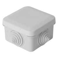 Коробка разветвительная Stekker EBX10-34-55, 70*70*40мм, 4 ввода, IP55, светло-серая (GE41236) 39997