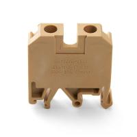 Зажим наборный изолированный (винтовой) ЗНИ - 10,0 (JXB10), бежевый Stekker 39936