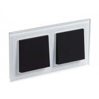 Рамка 2-постовая Systeme Electric AtlasDesign Nature белая ATN320102