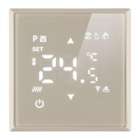 Терморегулятор Wi-Fi (механизм), Stekker, 250В, 3500Вт Эмили, RSW00-5119-08, кашемир, soft touch 50427