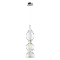 Подвесной светильник Crystal Lux Iris SP1 B Transparent