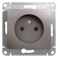 Розетка 2К Systeme Electric Glossa 16A 250V платина GSL001241