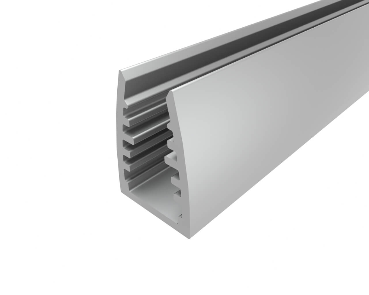 Накладной алюминиевый профиль для стекла 13*18*2000