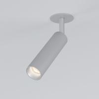 Встраиваемый светодиодный спот Elektrostandard Diffe 25040/Led серебряный a058227