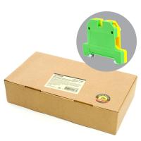 Зажим наборный изолированный (винтовой) 6,0 мм2 (JXB 6), желтый,зеленый LD551-4-60 ЗНИ 49488