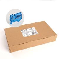 Зажим пружинный, 3-проводной проходной ЗНИ - 2,5 (JXB ST 2,5), синий Stekker 39969