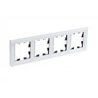 Рамка 4-постовая Systeme Electric AtlasDesign Nature белая ATN320104