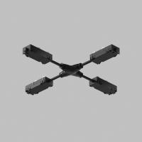 Коннектор X-образный гибкий Denkirs Smart Hide TR2116-BK