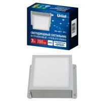 Панель светодиодная Uniel ULP-1010-7W/4000K IP54 GRILYATO OPAL WHITE