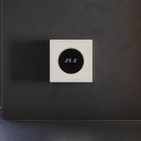 Терморегулятор электронный S70 с индикацией и датчиком, для теплого пола, (хлопок) Voltum VLS070113