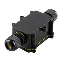 Коробка распределительная LD522 водонепроницаемая на 2 выхода, 450V, 125x55x36, черный 49115