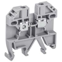 Зажим наборный изолированный (винтовой) ЗНИ - 2,5 (JXB2.5), серый, Stekker 39354