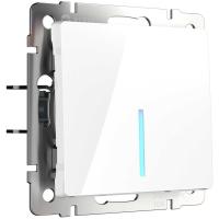 Выключатель одноклавишный с подсветкой Werkel белый W1110101 4690389155048