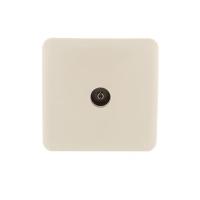 ТВ-розетка оконечная Lezard Viola кремовая 751-0300-130