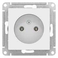 Розетка 2К Systeme Electric Glossa 16A 250V белая GSL000141