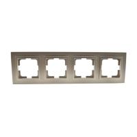 Рамка 4-постовая Mono Electric Despina титан 102-220000-163