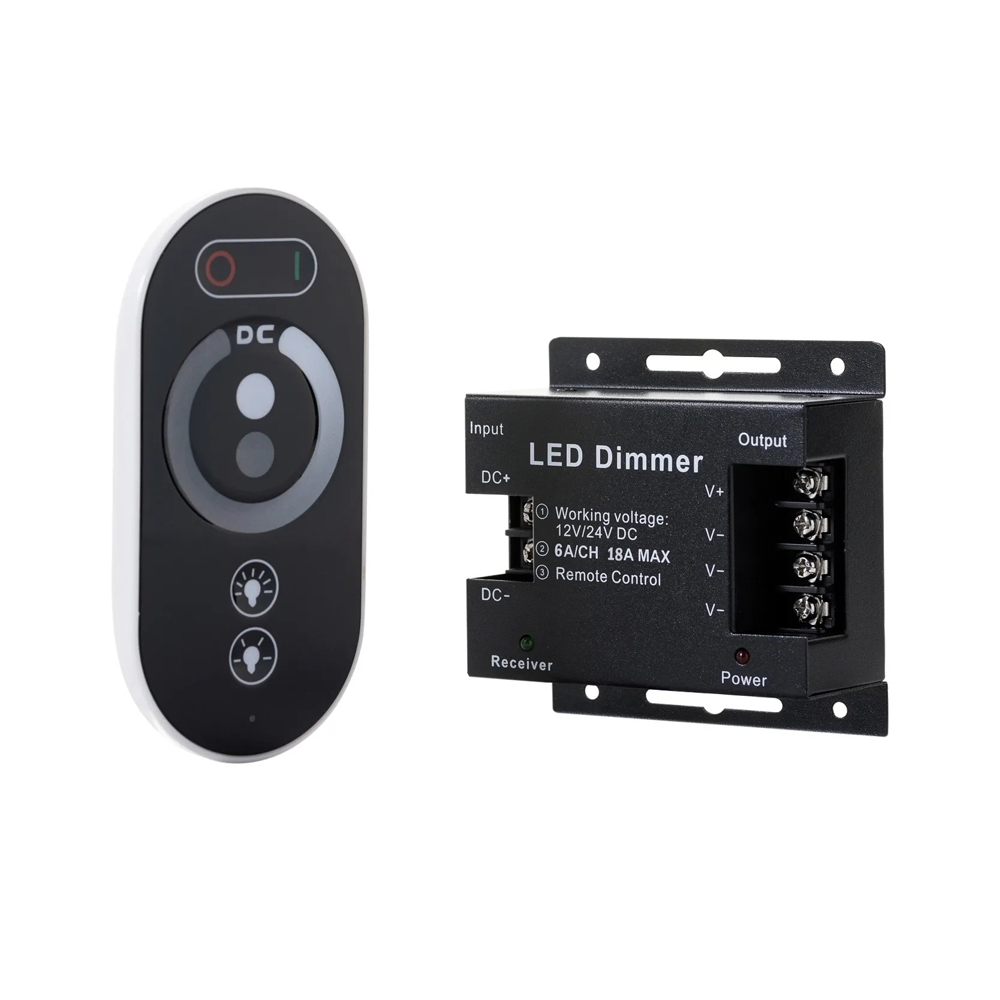 Сенсорный диммер M5-DIM-24A Touch (12-24V, 24A, 288-576W)