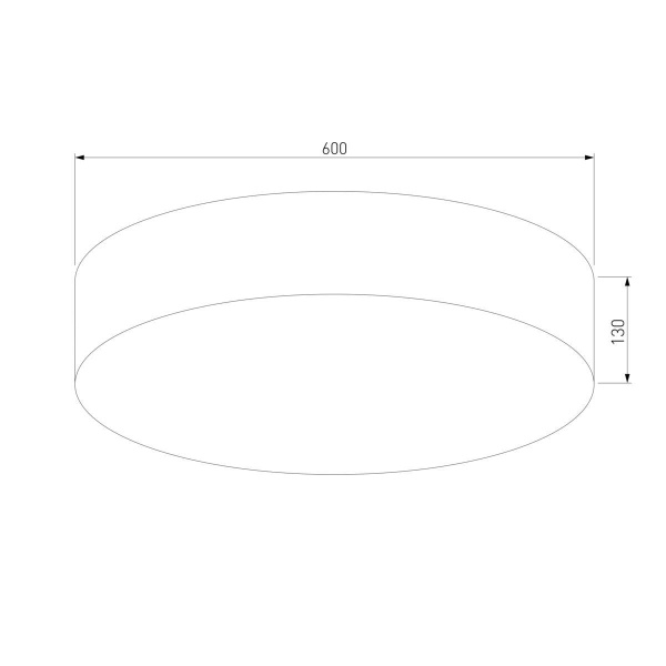 Потолочный светильник TK Lighting 1587 Rondo Black