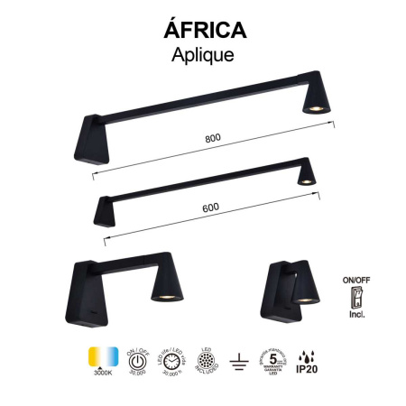 Настенный светильник Mantra Africa 9413