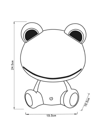Настольная лампа Lucide Dodo Frog 71592/03/85