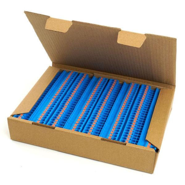 Зажим пружинный, 2-проводной проходной ЗНИ - 2,5 ,JXB PT 2,5, серый LD572-2-25 49249