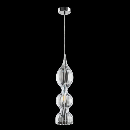 Подвесной светильник Crystal Lux Iris SP1 B Transparent