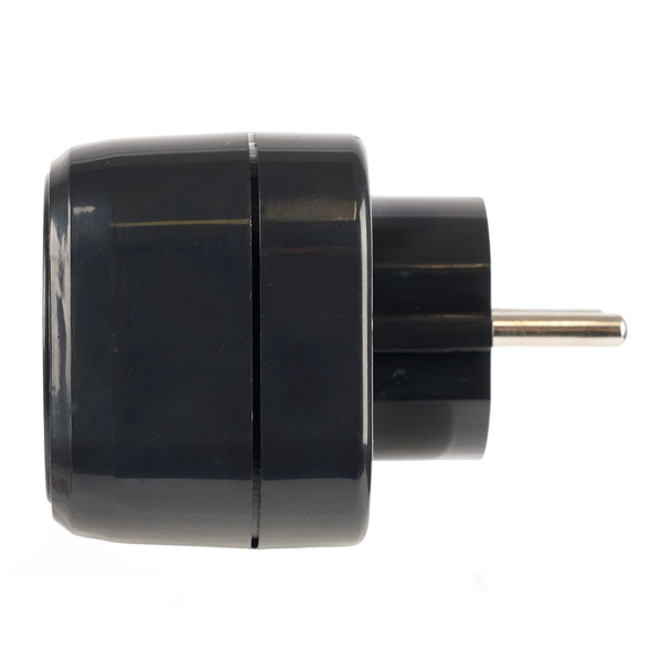 Разветвитель сетевой 2-местный с/з Stekker ADP16-22-20 250V, 16A, ABS огнеустойчивый пластик, черный 50680