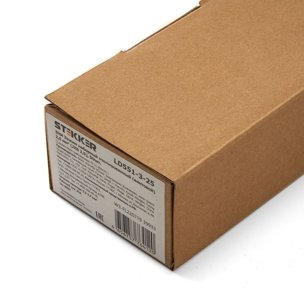 Зажим наборный изолированный (винтовой) ЗНИ - 2,5 (JXB2.5), бежевый Stekker 39933