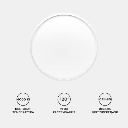 Потолочный светодиодный светильник Apeyron Spin 18-130