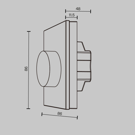 Панель управления Maytoni Lighting control 711027