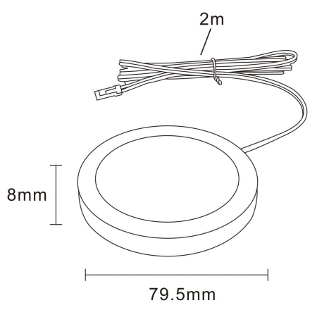 Светильник накладной мебельный 12V Mobiled Lightstar 036530