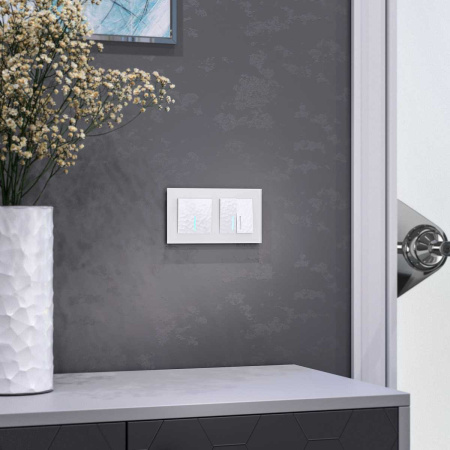 Выключатель Werkel Hammer одноклавишный с подсветкой белый W1210101 4690389161995