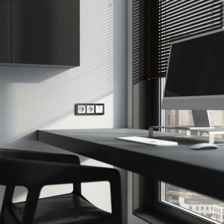 Выключатель Werkel двухклавишный проходной с подсветкой белый W1122101 4690389155222