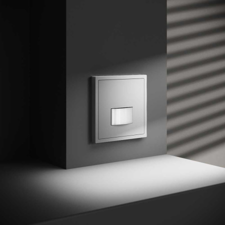 Датчик движения встраиваемый Voltum S70, (белый матовый) VLS070502