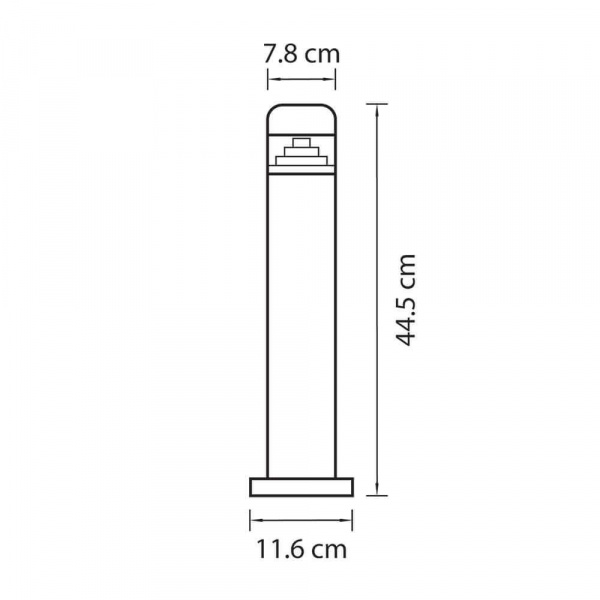 Уличный светодиодный светильник Lightstar Raggio 376907