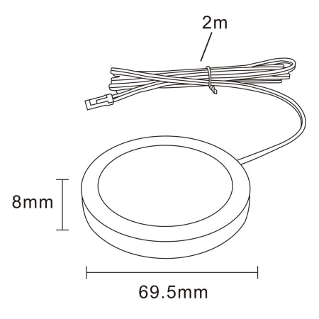 Светильник накладной мебельный 12V Mobiled Lightstar 036340