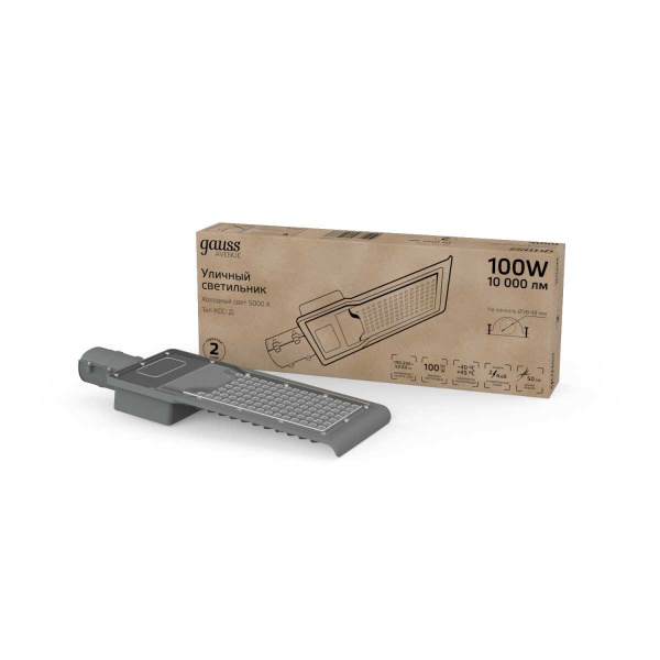 Уличный светодиодный консольный светильник Gauss Avenue 629536300