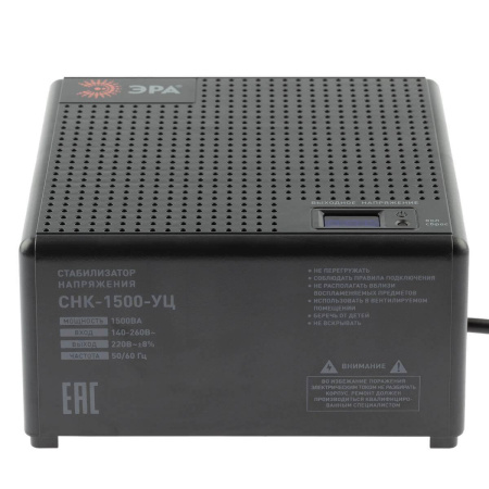 Стабилизатор напряжения ЭРА СНК-1500-УЦ Б0051111