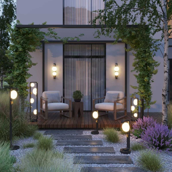 Уличный настенный светильник ODEON LIGHT NATURE 5434/2W