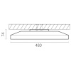 Светильник светодиодный настенно-потолочный Arco Eco Lightstar 225750