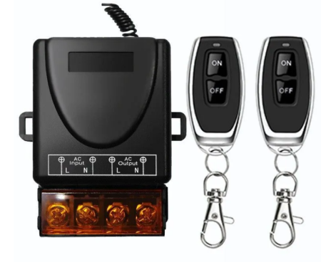 Выключатель RF 220V 30м в комплекте 2 брелока