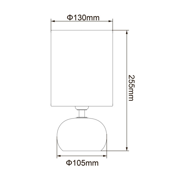 Настольная лампа Uniel UML-B307 E14 Gold/Copper UL-00012424