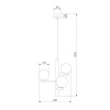 Подвесная люстра TK Lighting 10271 Estera Wood
